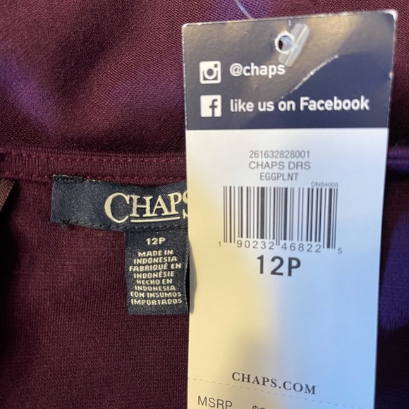 Chaps Dress Size 12P NWT - Picture 6 of 8